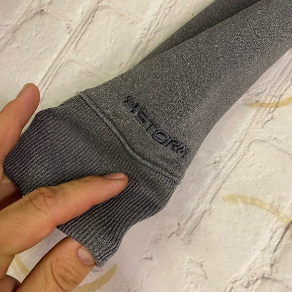 Under Armour women’s hoodie pullover small coldgear storm pink biglogo athletic - Picture 5 of 8